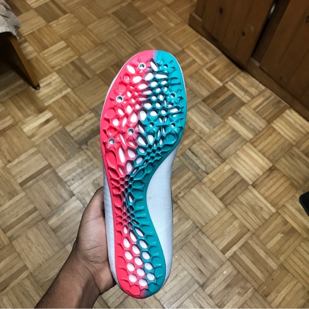 Nike Zoom JA Fly 3 Men's Track Shoes 'White Ombre' Size 12.5 (Missing Spikes) - Picture 7 of 11